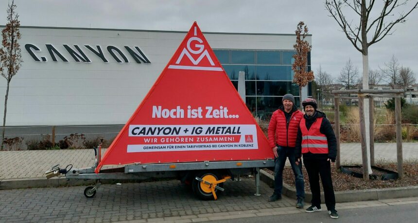 Die IG Metall bei CANYON