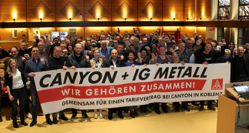 Solidarität mit Canyon Beschäftigten – Delegiertenversammlung der IG Metall unterstützt Tarifforderung