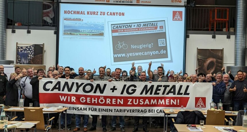 Delegierte der IG Metall Neuwied solidarisch