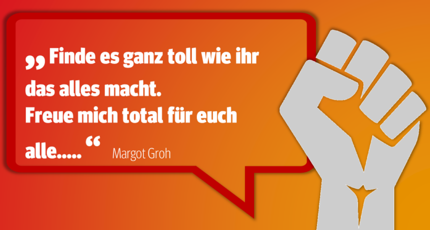 "Finde es ganz toll wie ihr das alles macht!"